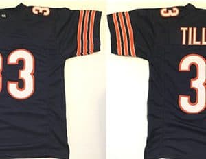 Chicago Bears #33 Charles Tillman Blue Stitched Jersey
