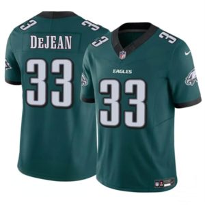 Philadelphia Eagles #33 Cooper DeJean Green 2024 New F.U.S.E. Vapor Untouchable Limited Stitched Jersey