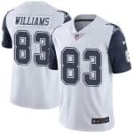 Cowboys #83 Terrance Williams White Stitched Limited Rush Nike Jersey
