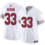 Arizona Cardinals #33 Trey Benson White 2024 F.U.S.E. Vapor Untouchable Limited Stitched Jersey