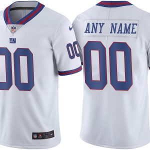New York Giants ACTIVE PLAYER Custom White Color Rush Limited Stitched NFL Jersey