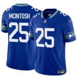 Seattle Seahawks #25 Kenny McIntosh Royal 2024 F.U.S.E. Throwback Vapor Limited Stitched Jersey