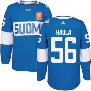 Team Finland #56 Erik Haula Blue 2016 World Cup Stitched Jersey