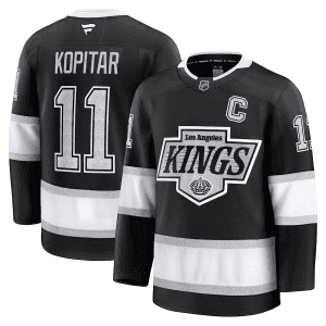 Los Angeles Kings #11 Anze Kopitar Black 2024-25 Home Stitched Jersey