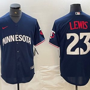 Minnesota Twins #23 Royce Lewis Navy Cool Base Stitched Jersey