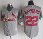 Cardinals #22 Jason Heyward Grey New Cool Base Stitched Jersey