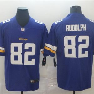 Minnesota Vikings #82 Kyle Rudolph Purple Vapor Untouchable Stitched Jersey