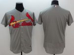 Cardinals Blank Grey Flexbase Authentic Collection Stitched Jersey