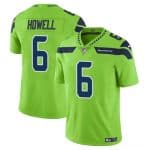 Seattle Seahawks #6 Sam Howell Green Vapor Limited Stitched Jersey