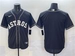 Houston Astros Blank Black Lights Out Limited Stitched Jersey