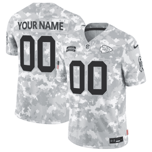 Kansas City Chiefs Custom 2024 F.U.S.E Arctic Camo Salute To Service Limited Stitched Jersey
