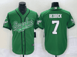 Philadelphia Eagles #7 Haason Reddick Green Cool Base Stitched Jersey