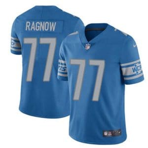 Detroit Lions #77 Frank Ragnow Blue Vapor Untouchable Limited Stitched Jersey