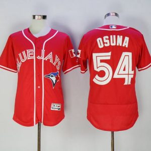 Blue Jays #54 Roberto Osuna Red Flexbase Authentic Collection Canada Day Stitched Jersey