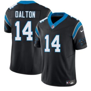 Carolina Panthers #14 Andy Dalton Black 2024 F.U.S.E. Vapor Limited Stitched Jersey