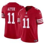San Francisco 49ers #11 Brandon Aiyuk Red 2023 F.U.S.E. Vapor Limited Stitched Jersey