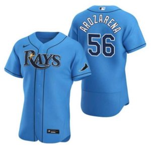 Tampa Bay Rays #56 Randy Arozarena Blue Flex Base Stitched Jersey