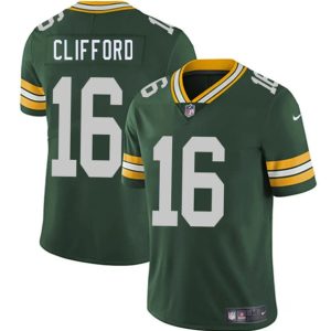 Green Bay Packers #16 Sean Clifford Green 2025 Vapor Untouchable Limited Stitched Jersey