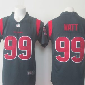 Texans # 99 J.J. Watt Navy Limited Rush Stitched Nike Jersey