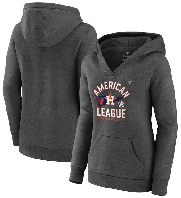 Atlanta Braves 2021 Heathered Charcoal National League Champions Locker Room Pullover Hoodie(Run Small)