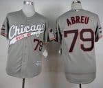 White Sox #79 Jose Abreu Grey New Cool Base Stitched Jersey