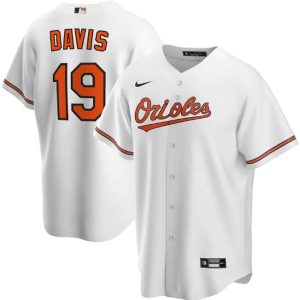 Baltimore Orioles White #19 Chris Davis Cool Base Stitched Jersey
