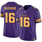 Minnesota Vikings #16 Will Reichard Purple 2023 F.U.S.E. Color Rush Untouchable Limited Stitched Jersey