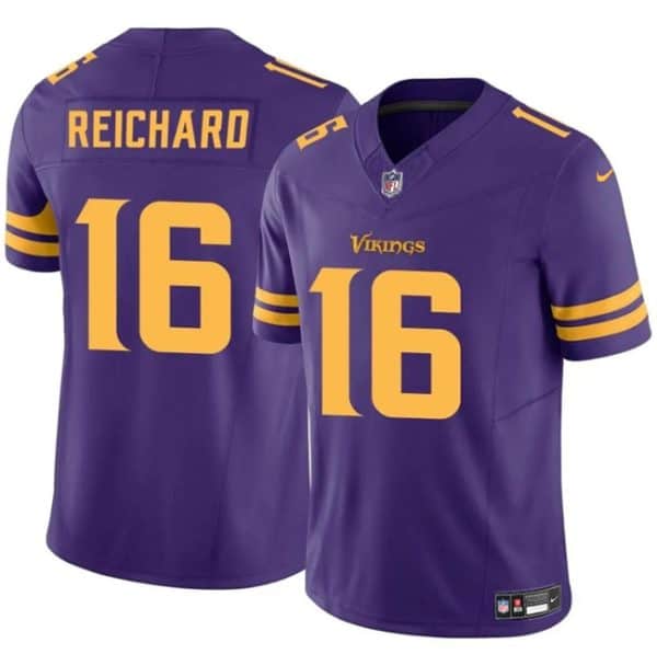 Minnesota Vikings #16 Will Reichard Purple 2023 F.U.S.E. Color Rush Untouchable Limited Stitched Jersey