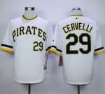 Pirates #29 Francisco Cervelli White Alternate 2 Cool Base Stitched Jersey