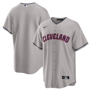 Cleveland Guardians Gray Cool Base Stitched Baseball Jersey