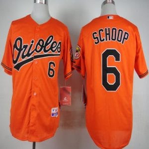 Orioles #6 Jonathan Schoop Orange Cool Base Stitched Jersey