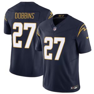 Los Angeles Chargers #27 J.K. Dobbins Navy 2024 F.U.S.E. Vapor Limited Stitched Jersey