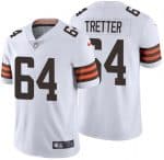 Cleveland Browns #64 JC Tretter New White Vapor Untouchable Limited Stitched Jersey