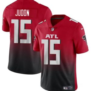 Atlanta Falcons #15 Matthew Judon Red Black Vapor Untouchable Limited Stitched Jersey