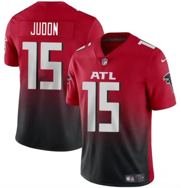 Atlanta Falcons #15 Matthew Judon Red Black Vapor Untouchable Limited Stitched Jersey