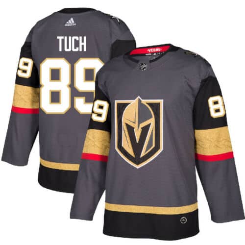 Vegas Golden Knights #89 Alex Tuch Gray Home Stitched Hockey Jersey