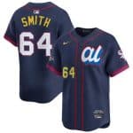 American League #64 Shane Smith Navy 2025 All-Star Edition Limited Stitched Jersey