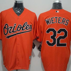 Orioles #32 Matt Wieters Orange New Cool Base Stitched Jersey