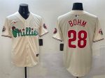 Philadelphia Phillies #28 Alec Bohm Cream Phanatic Limited Stitched Jersey