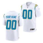 Los Angeles Chargers Customized Custom White Stitched Jersey