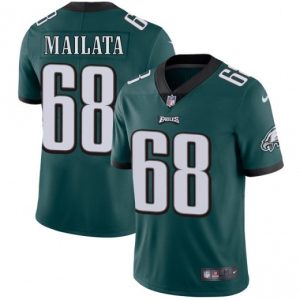 Philadelphia Eagles #68 Jordan Mailata Green Vapor Untouchable Limited Stitched Football Jersey