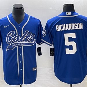 Indianapolis Colts #5 Anthony Richardson Royal Cool Base Stitched Jersey
