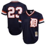 Detroit Tigers #23 Kirk Gibson Navy Throwback Stitched Jersey
