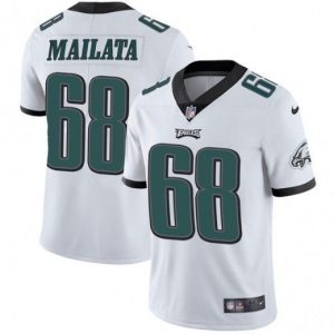 Philadelphia Eagles #68 Jordan Mailata White Vapor Untouchable Limited Stitched Jersey