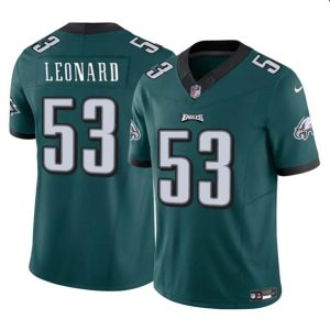 Philadelphia Eagles #53 Shaquille Leonard Green 2023 F.U.S.E. Vapor Untouchable Limited Stitched Jersey