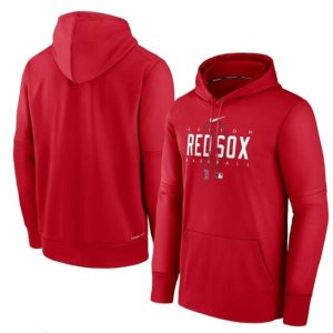 Boston Red Sox Red Collection Pregame Performance Pullover Hoodie