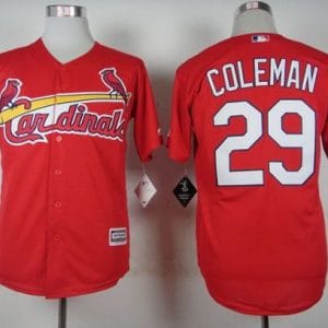Cardinals #29 Vince Coleman Red Cool Base Stitched Jersey