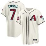 Arizona Diamondbacks #7 Corbin Carroll White 2024 Cool Base Stitched Jersey