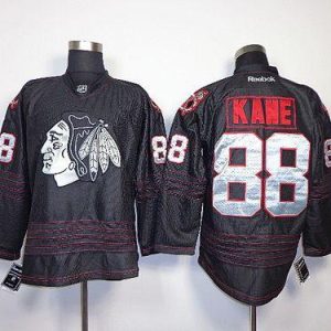 Blackhawks #88 Patrick Kane Black Accelerator Stitched Jersey