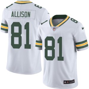 Green Bay Packers #81 Geronimo Allison White Vapor Untouchable Limited Stitched Jersey